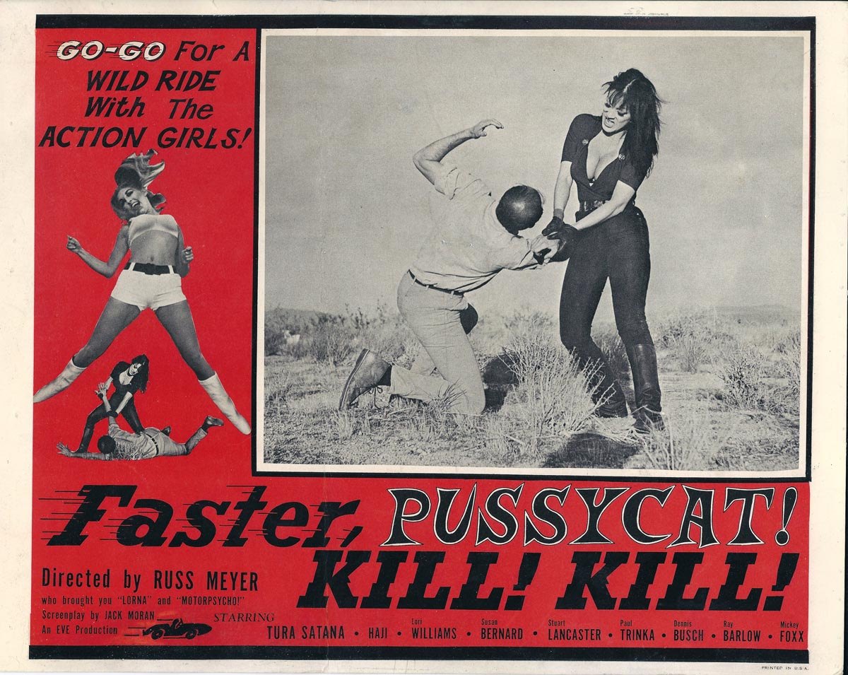 The late Tura Satana, famous for “Faster, Pussycat, Kill! Kill