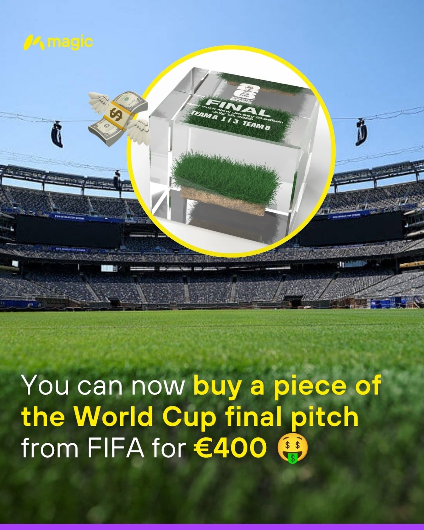 Ever wanted to own a piece of World Cup history? ⚽🌱 FIFA is