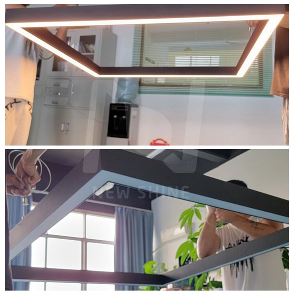 NEW SHINE Square frame lights, sizes can achieve per your request with ...