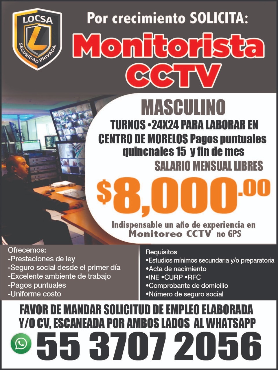 Grupo LOCSA Reclutamiento | Mexico City