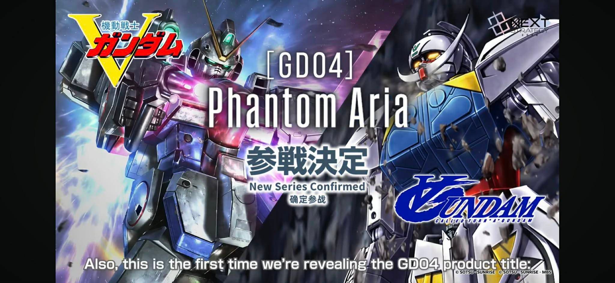 Gundam updates for 2026 include Turn A and Victory
