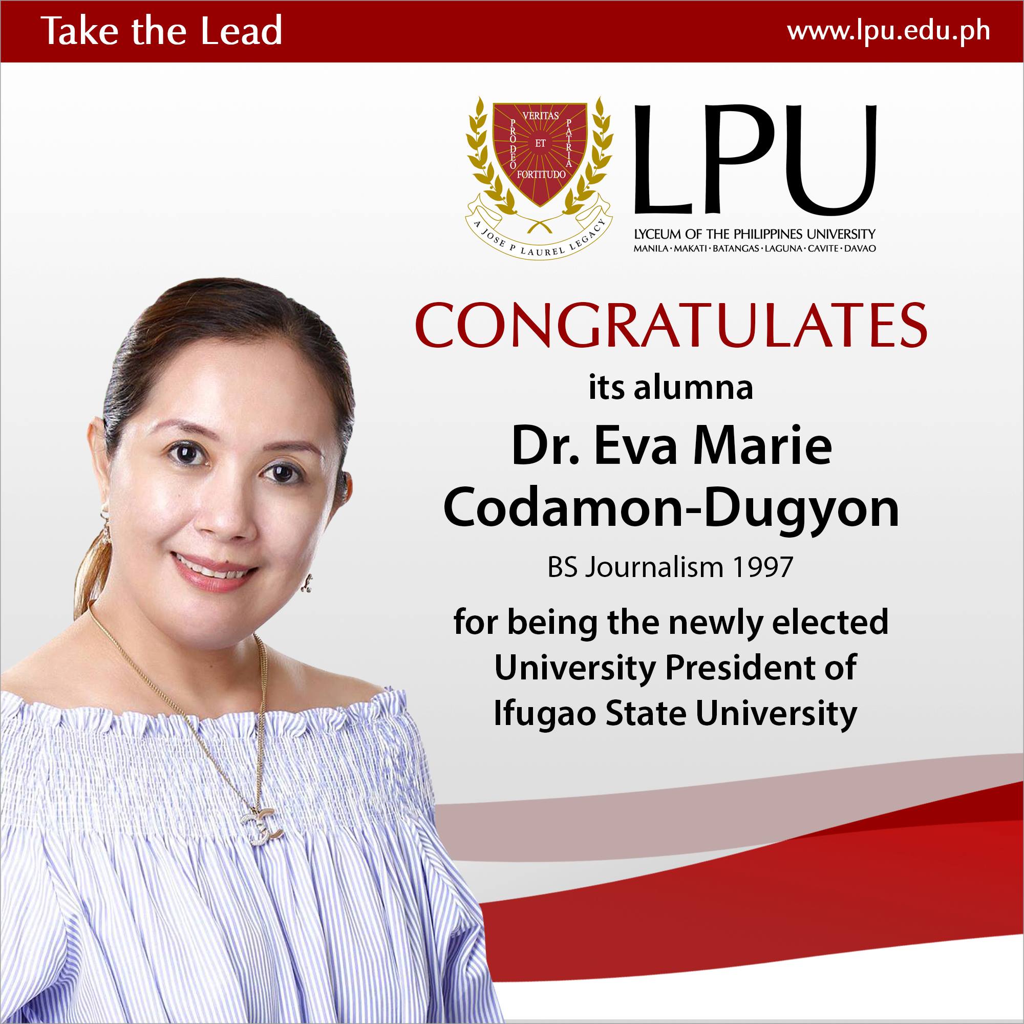 Lyceum of the Philippines University Manila - Congratulations to Dr ...