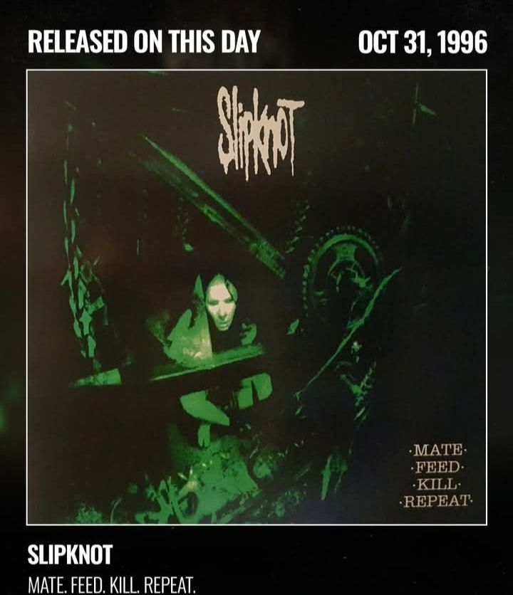 ?️ ON THIS DAY IN METAL ?️ #Slipknot released their debut 