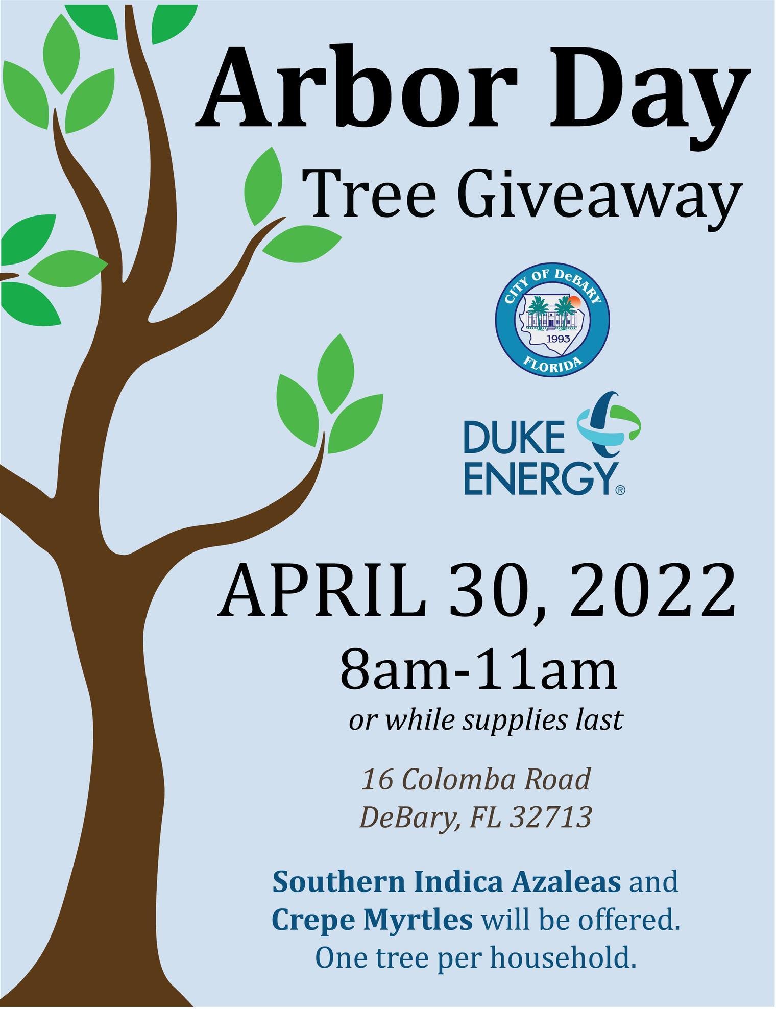 City of DeBary - COMING UP! Our annual Drive Thru Arbor... | Facebook