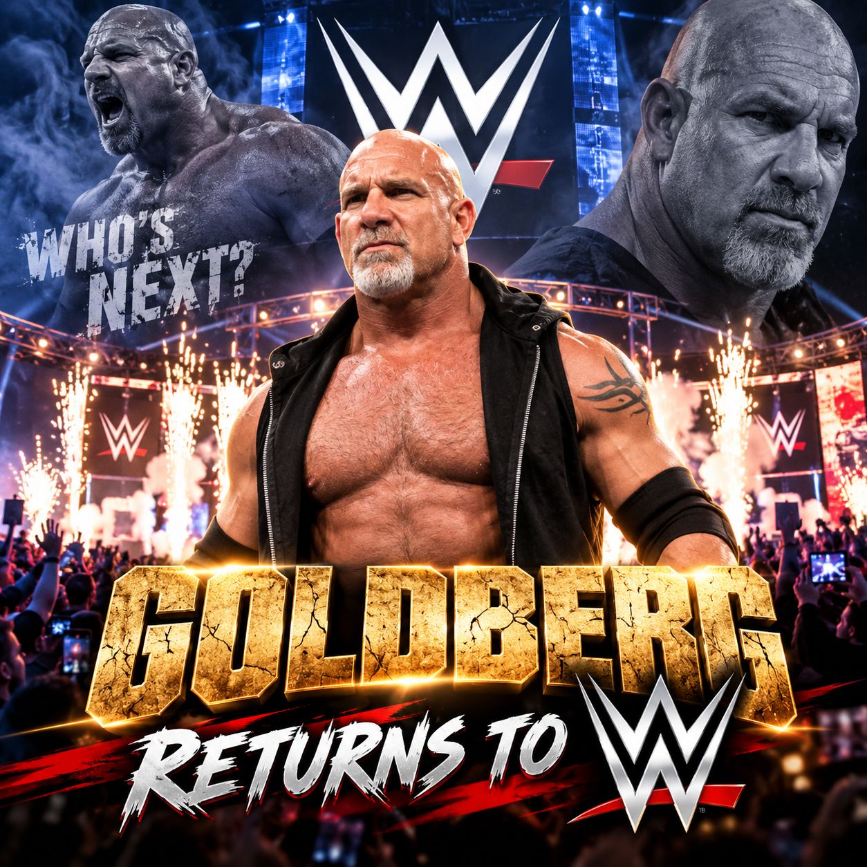WHO'S NEXT? 🔥 The legend Bill Goldberg looks ready for an