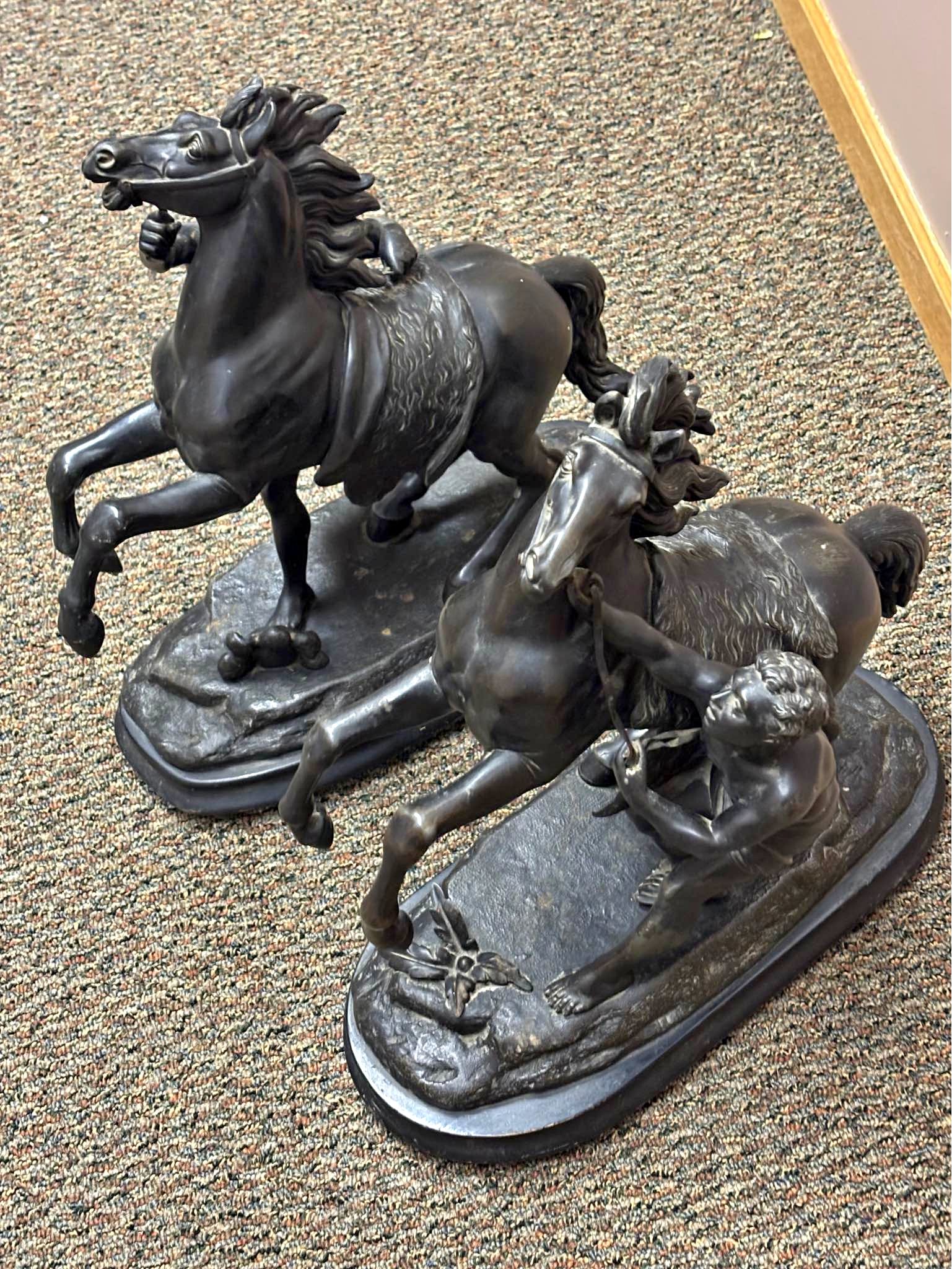 Horse Statues with Rider - Sculptures - Council Bluffs, Iowa | Facebook ...