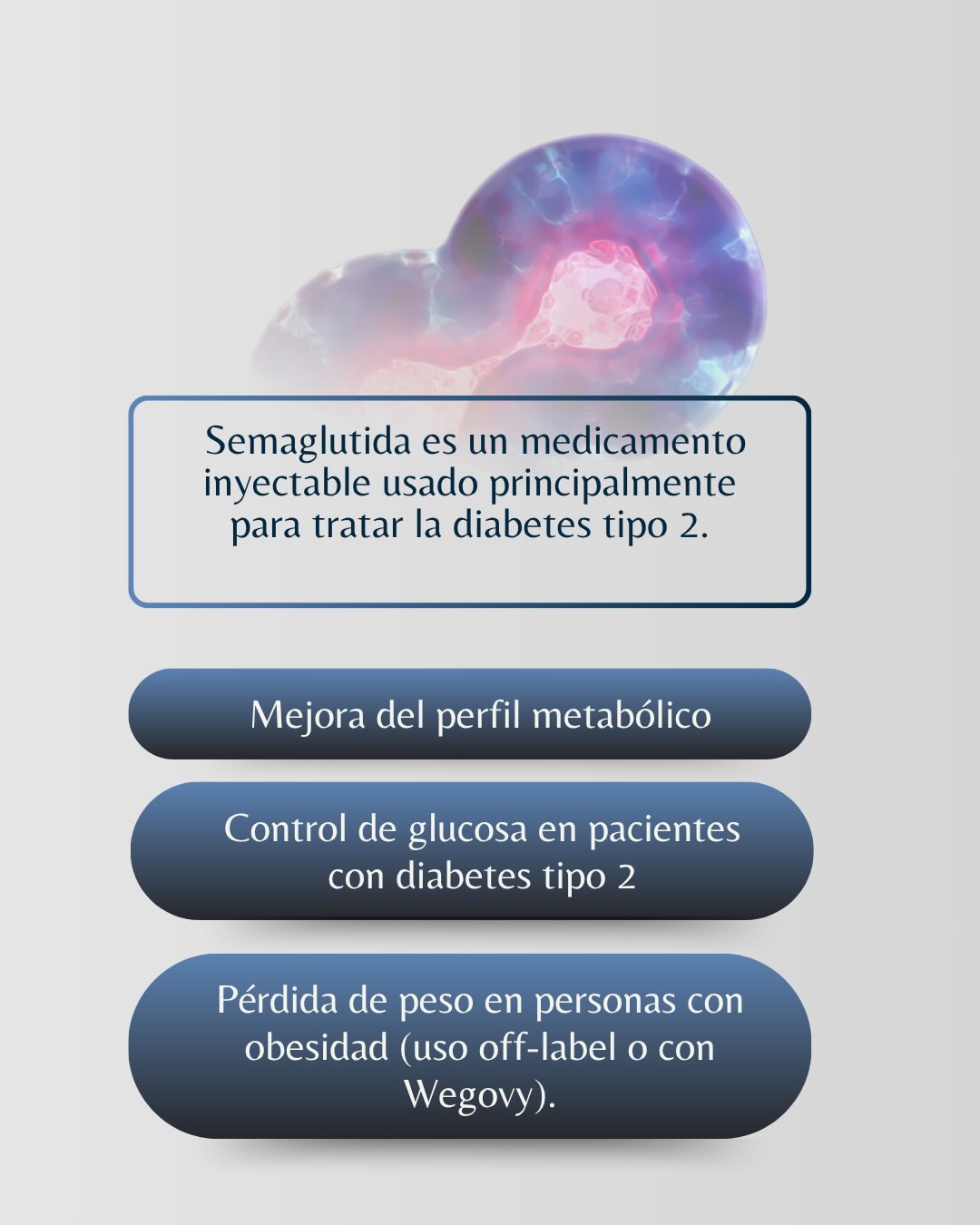 Ozempic: La verdad médica detrás de la tendencia 💉💊 En los últimos meses hemos escuchado hablar muchísimo sobre la semaglutida, pero ¿sabes realmente qué es, para qué sirve y cómo debe manejarse