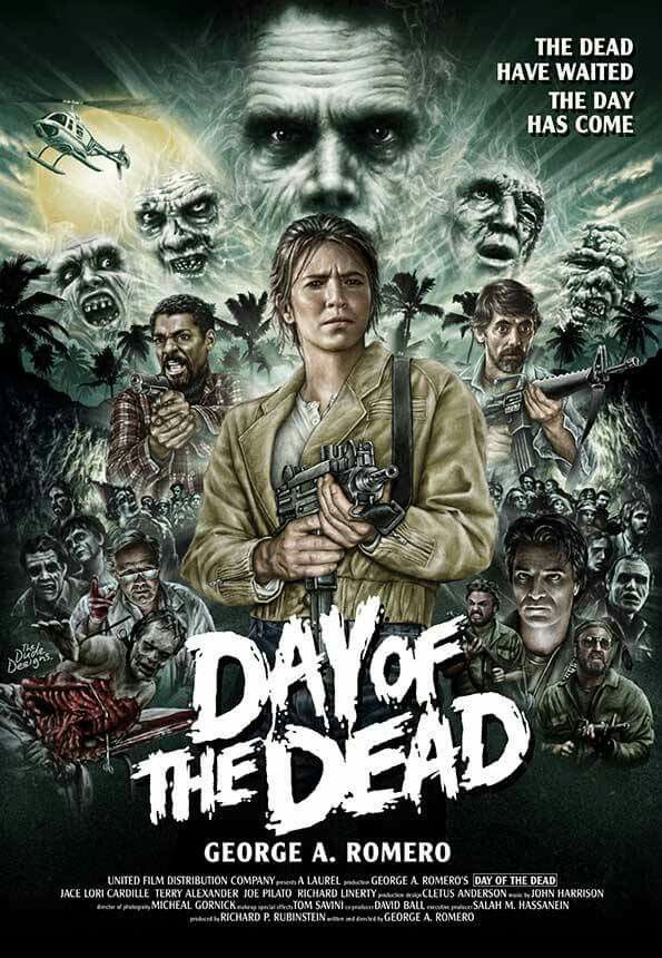 Released July 3, 1985, Day of the Dead is an American zombie