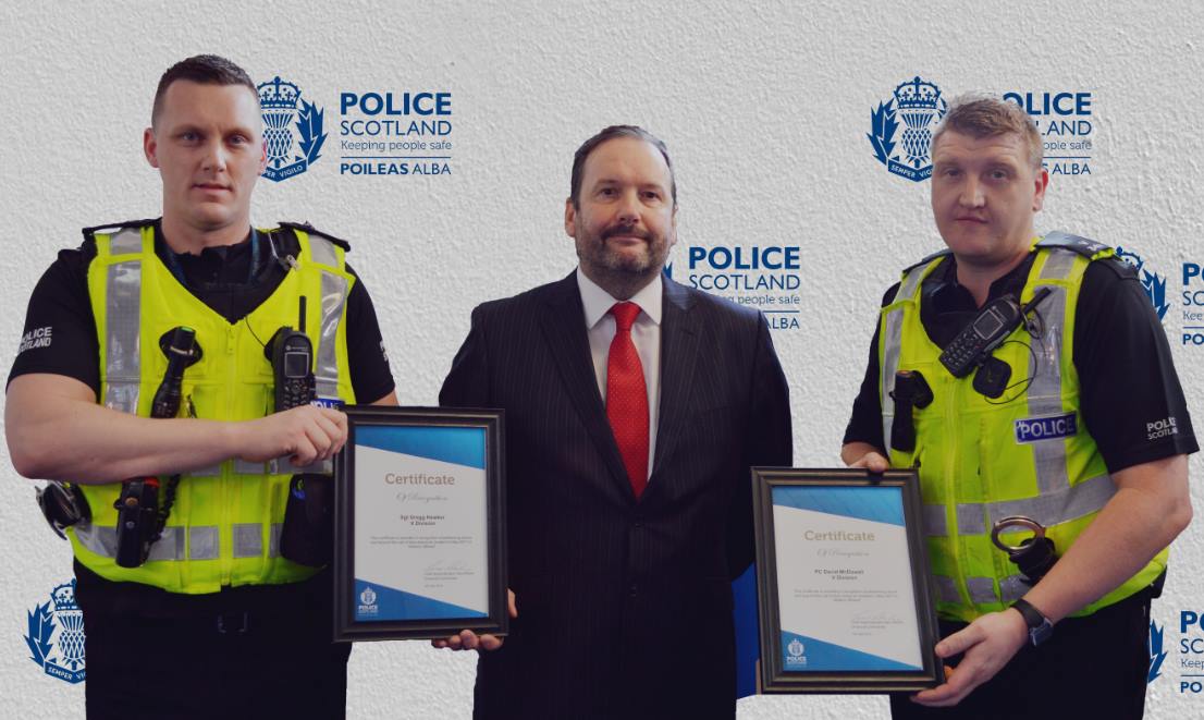 Police - POLICE AWARDS - RIVER RESCUE Sergeant Gregg Hawker and ...