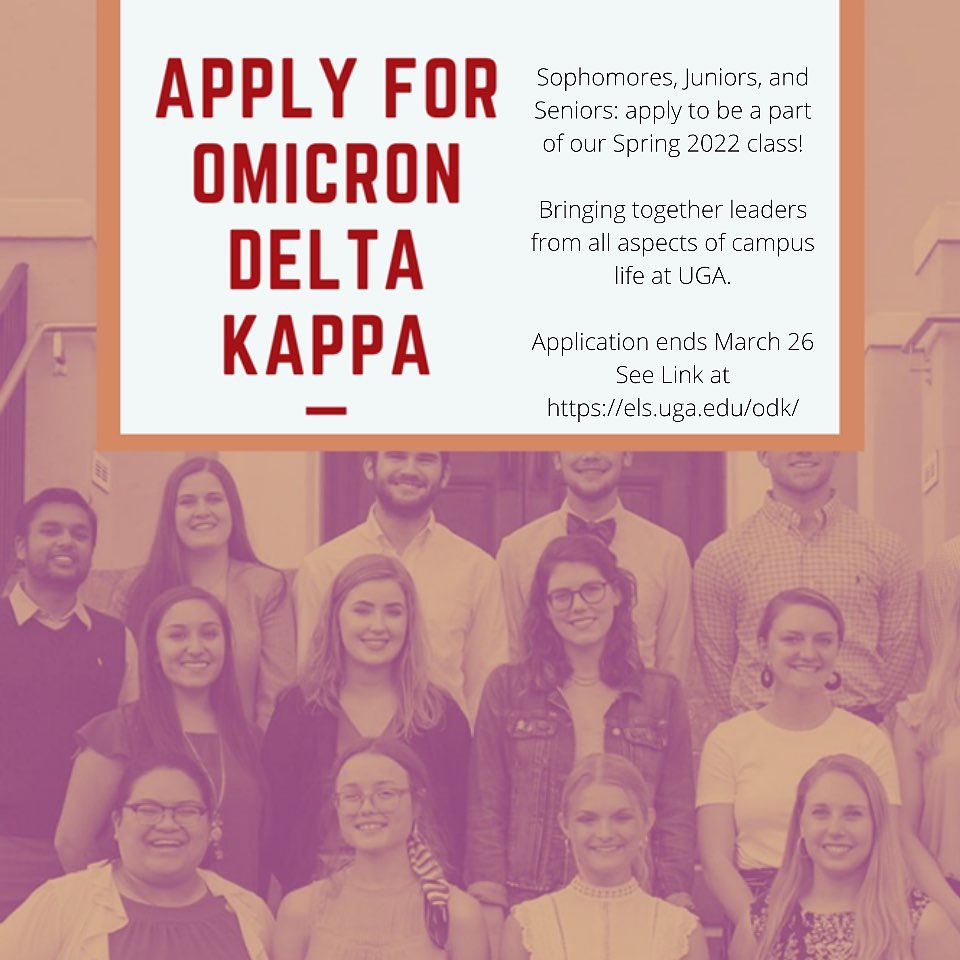 Omicron Delta Kappa at UGA