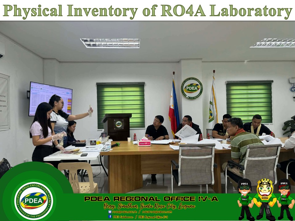 Pdea - 2025 Annual Physical Inventory of PDEA 4A Regional Office ...