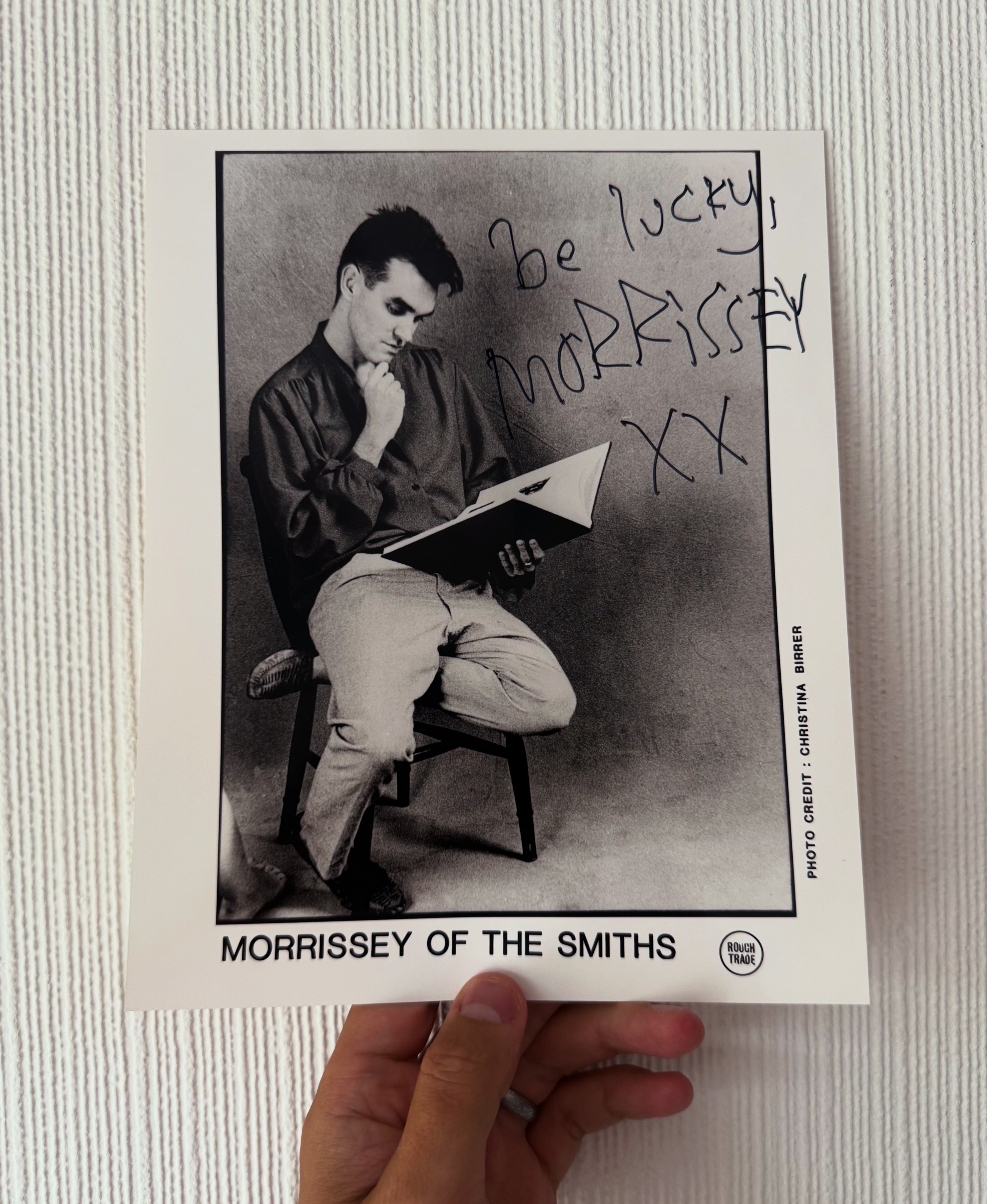 NEW IN: 🖊️ 🖊️ 🖊️ Morrissey Reading 📖 Rough Trade Press