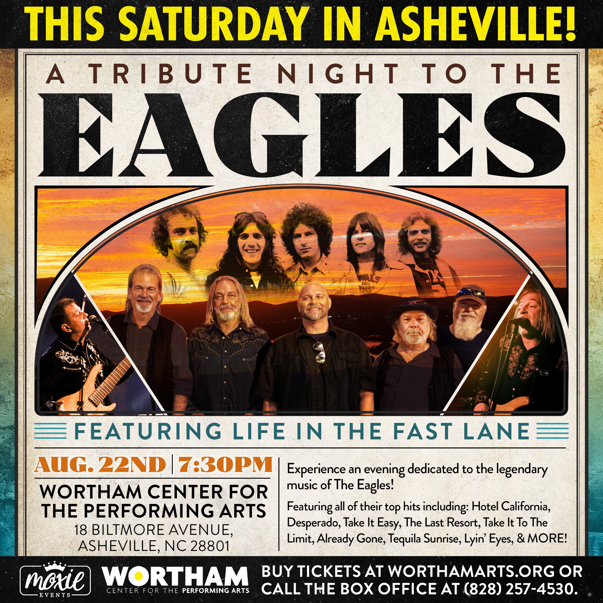 THIS SATURDAY a Tribute Night to the Eagles is coming to the