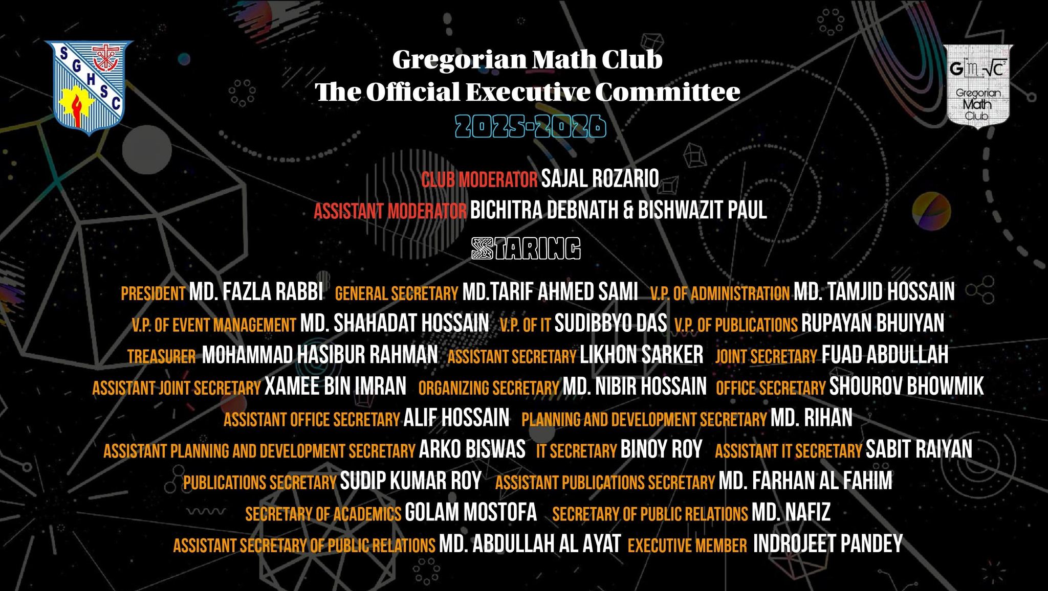 Gregorian - Meet the brilliant minds leading the Gregorian Math Club ...