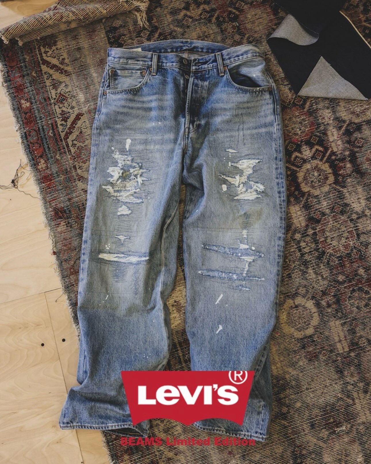 Levi's® 501® Loose Crash & Repair Denim 7/17發售🔥 標誌性的Levi's