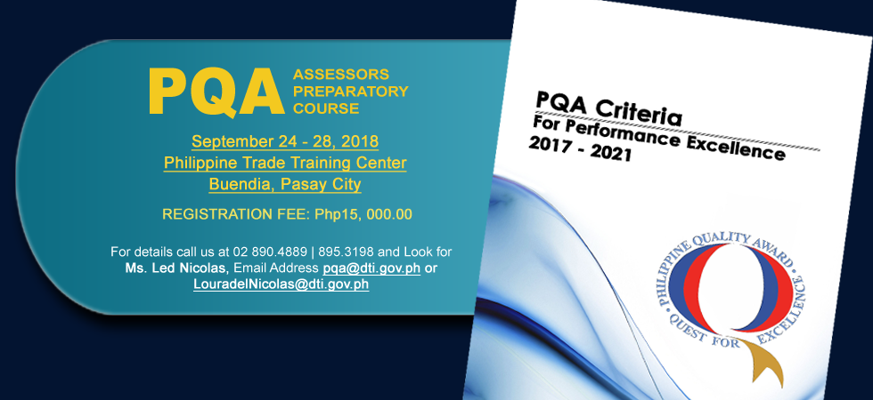 Philippine Quality Award (PQA) Program | Manila