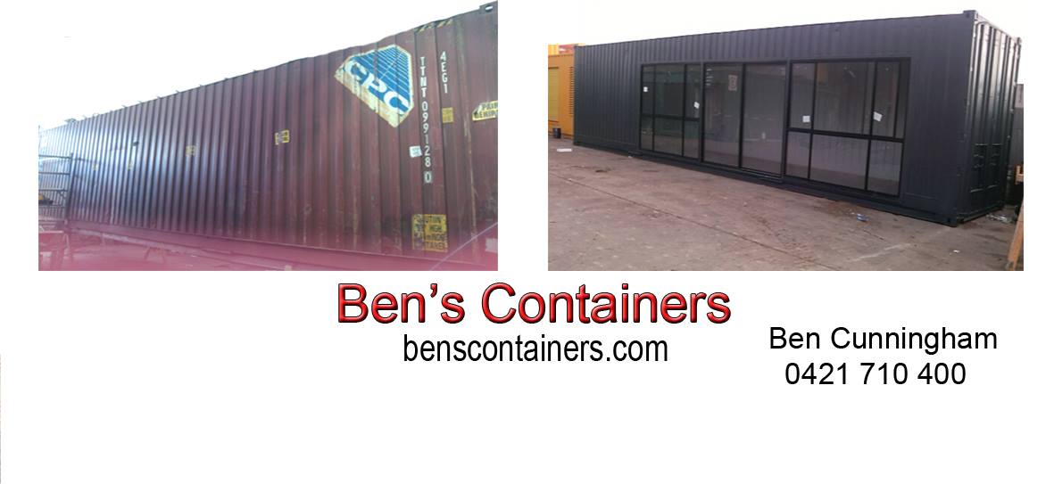 Ben's Shipping Container Mods & Repairs