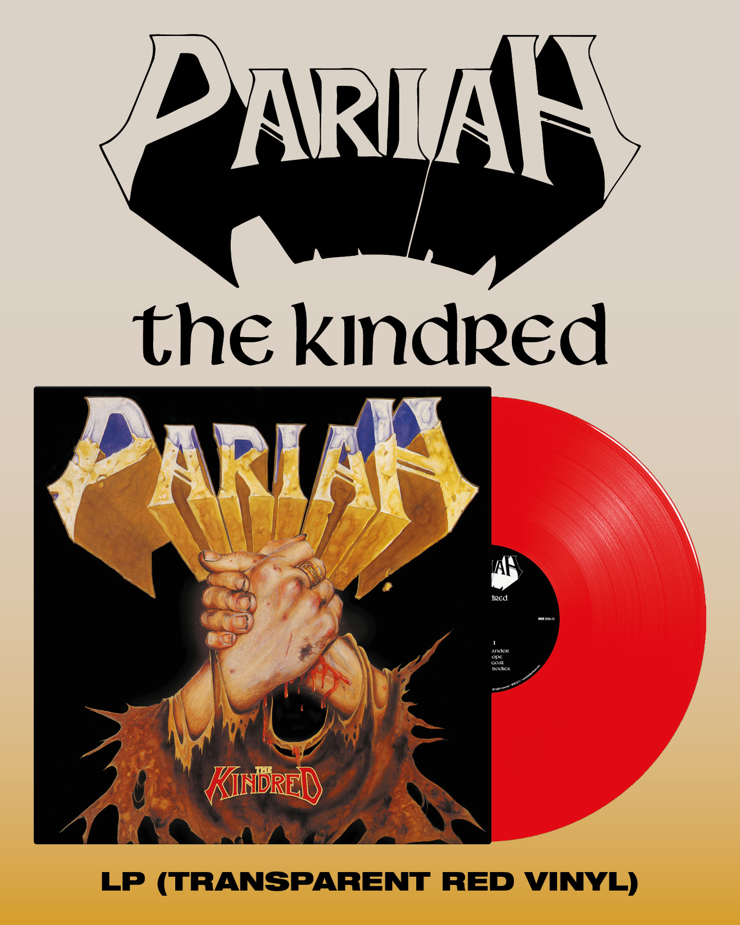 Pariah's cult debut re-issued! “The Kindred” brings you pure old
