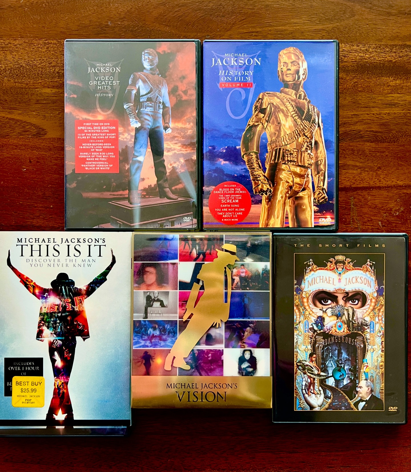 Michael Jackson Laserdisc HIStory Vol 2 Japanese Version