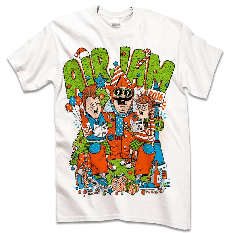 AIR JAM 2016 Tシャツ 2016】AIR JAM Official T-Shirt FRONT (WHITE) | TM Paint
