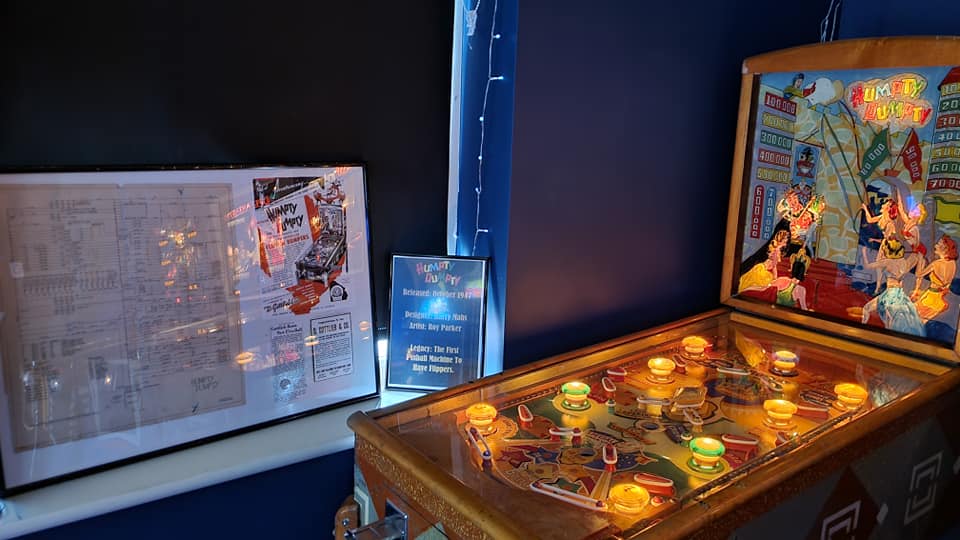 The First Pinball Machine ever to have flippers! Our historic and