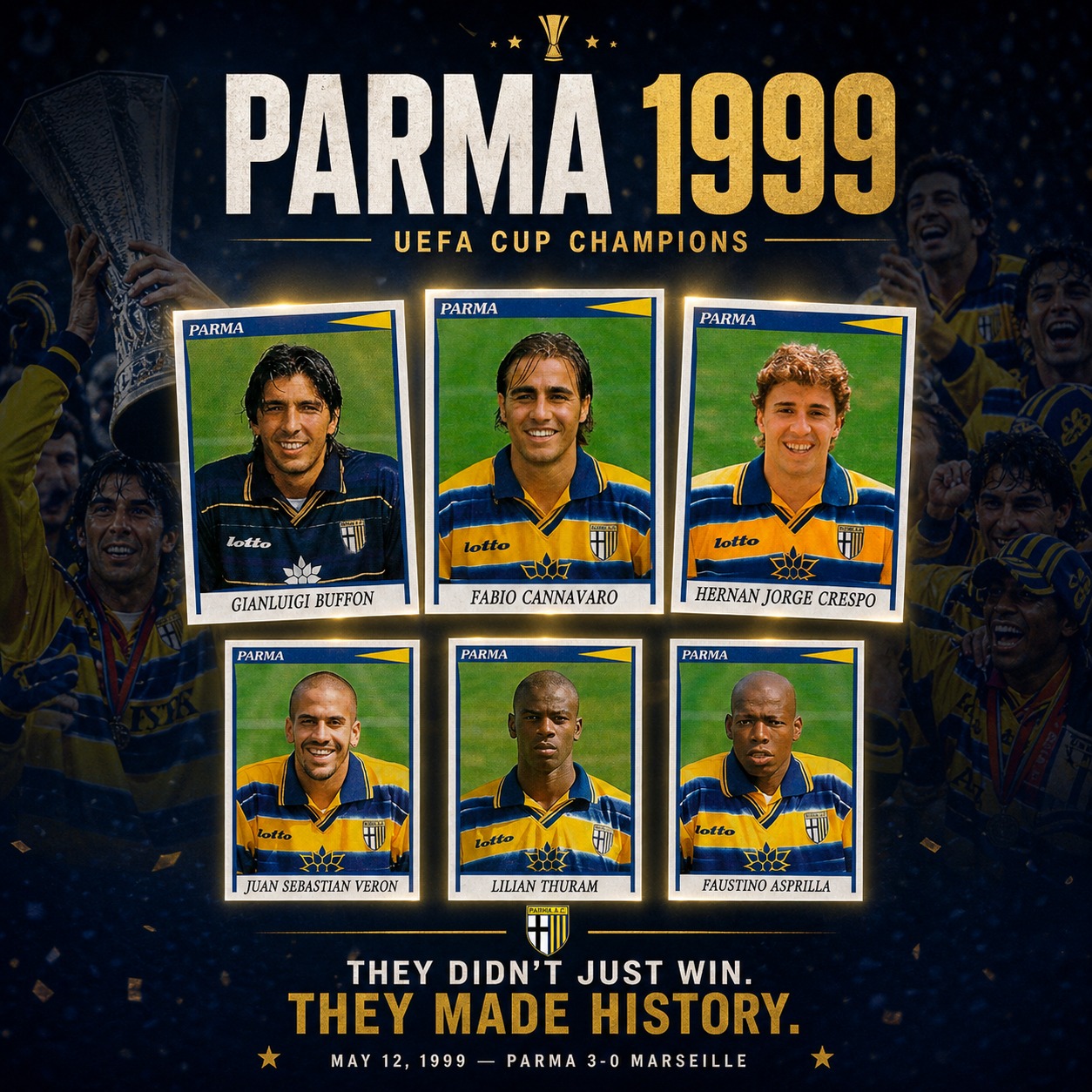 Who remembers this Parma full of stars? On this day… Parma Calcio 