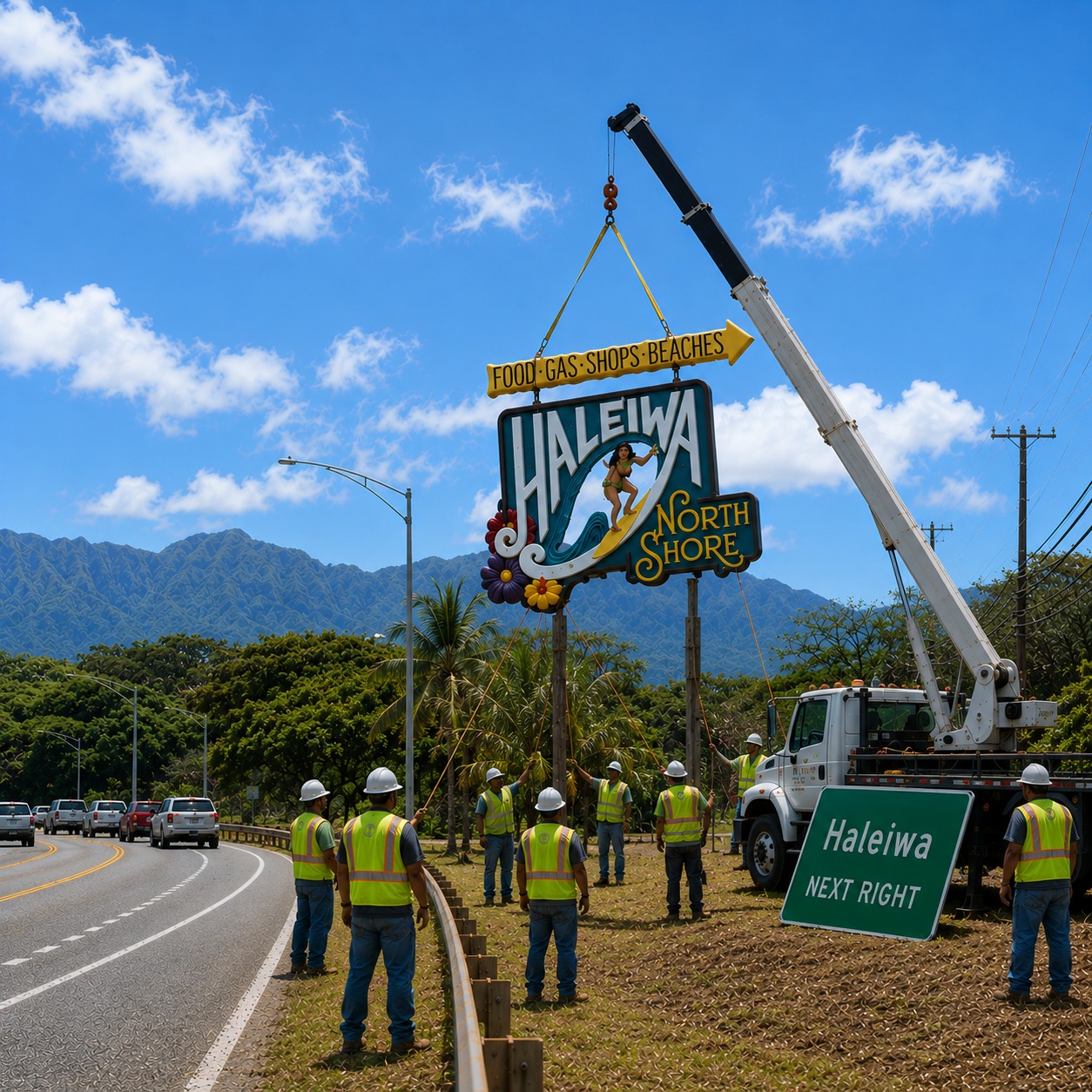 UPDATE: Historic Haleʻiwa Sign Is Coming Down As we previously