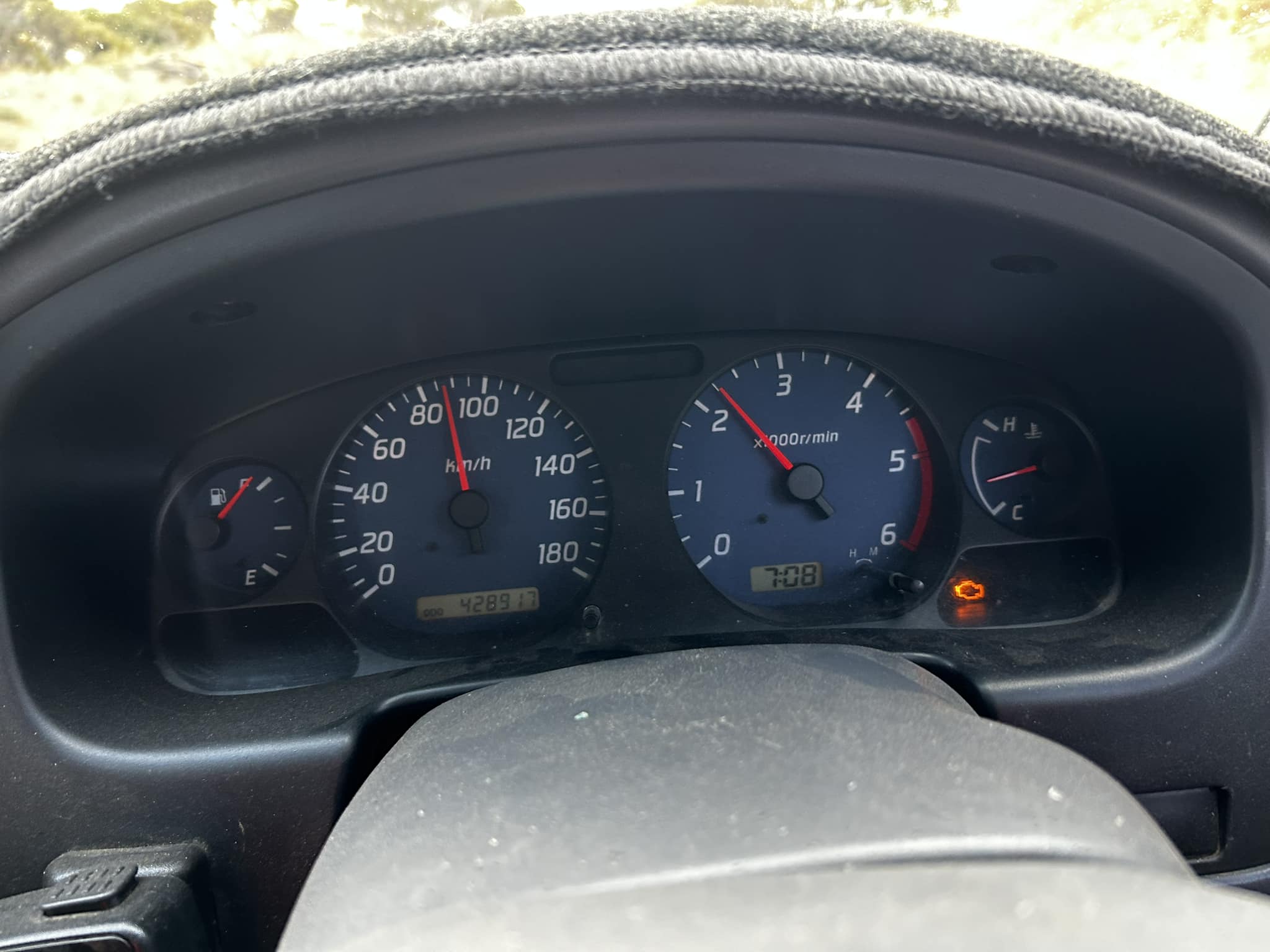 Why is my 03 Navara 3L in limp mode with check engine light?