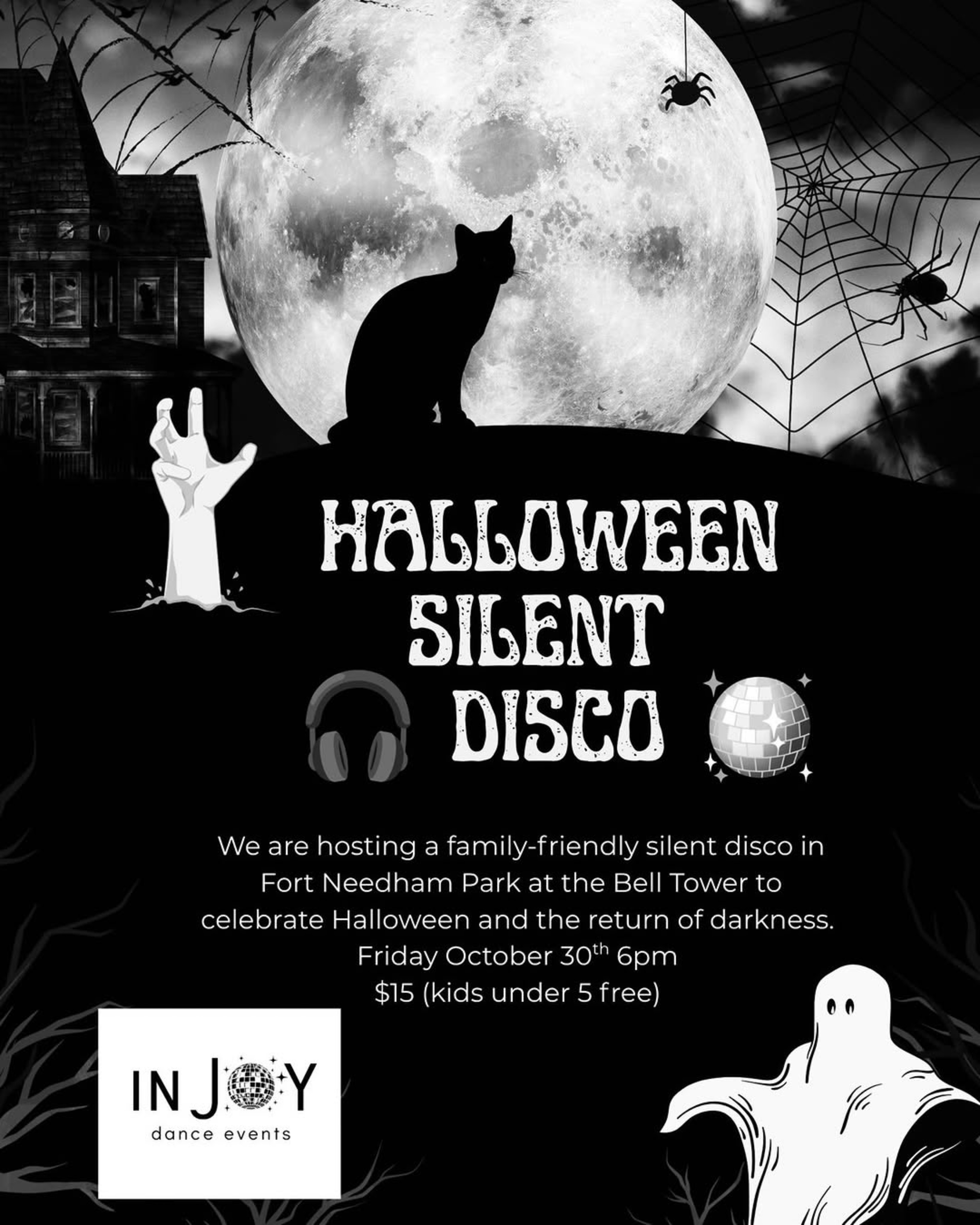 Oct 30 From Terri — We are hosting a family-friendly silent disco