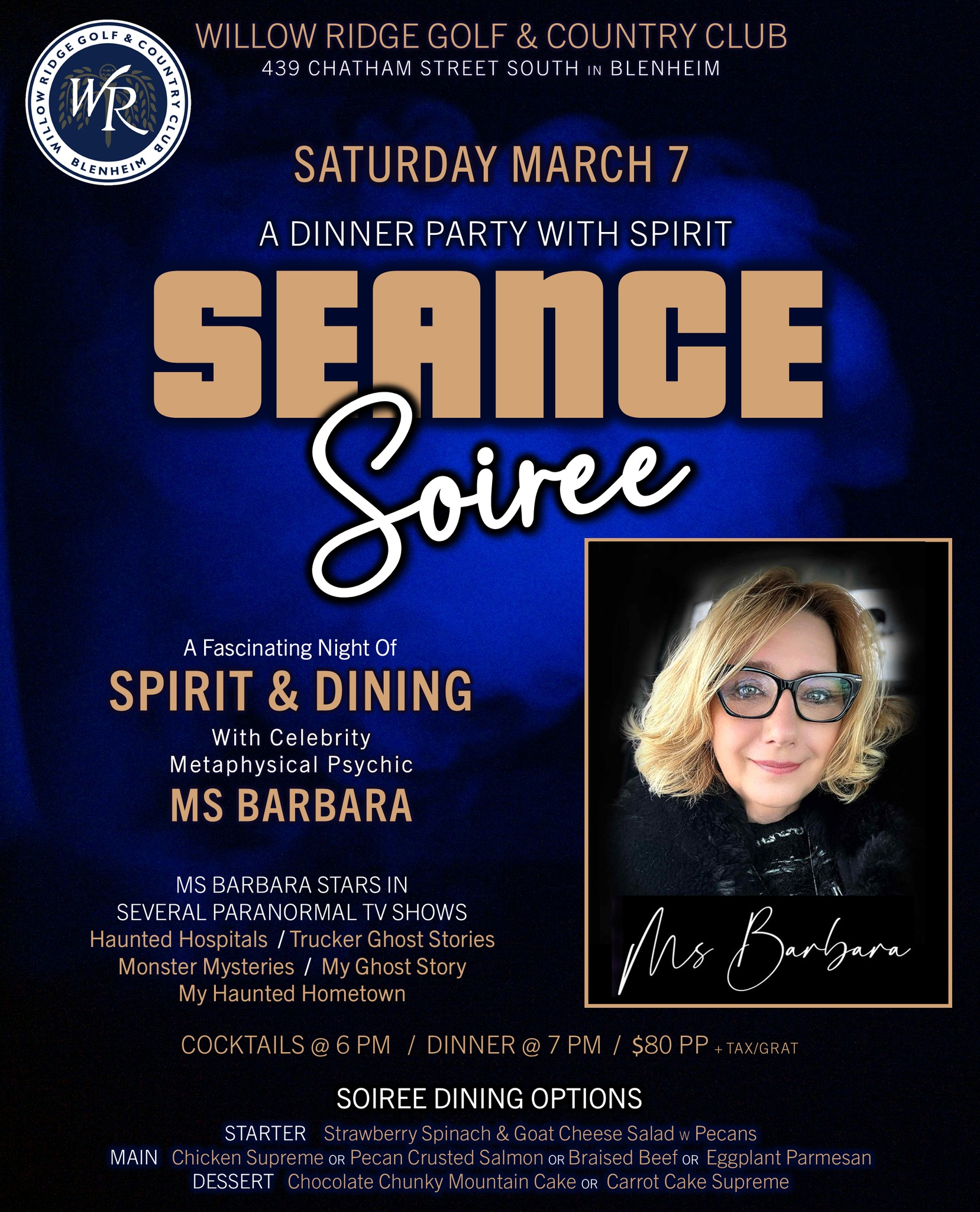 Willow - 🔮 SEANCE SOIRÉE 🔮 DINNER SÉANCE & PARANORMAL EXPERIENCE A ...