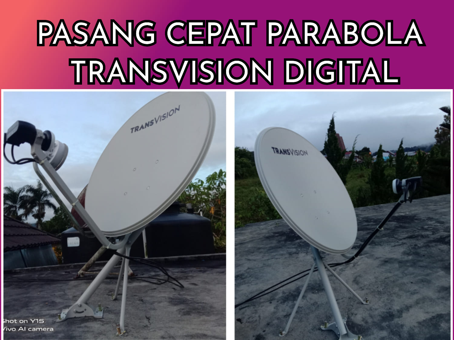 Promo terbaru pemasangan parabola transvision 2021