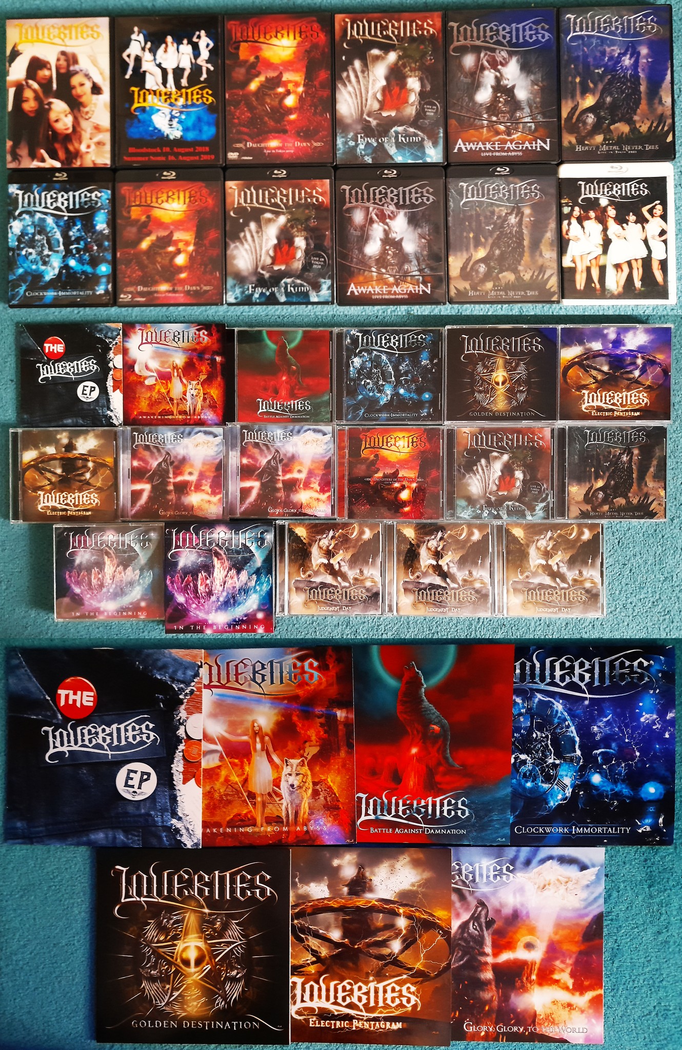 My LOVEBITES - DVD, Blu-ray, CD & Vinyl Collection ???