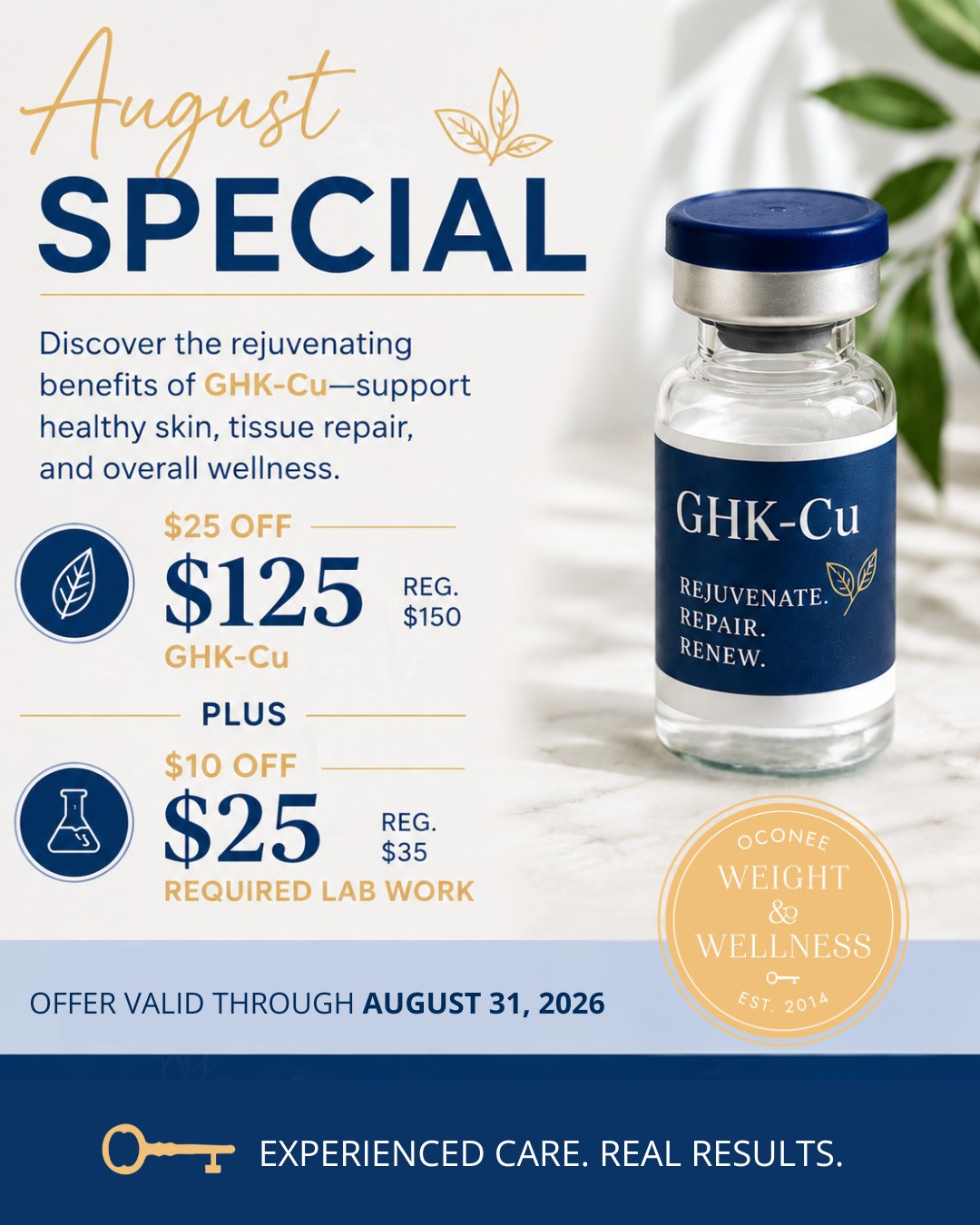 ghk cu when do you see results GHK-Cu is a copper peptide that occurs naturally in the body and plays a role in tissue repair and regeneration. Our natural levels decrease as we age, which is one reason GHK-Cu Content_Opt_26_05 Rooster Booster B-12 Liquid, Flavor:Berry