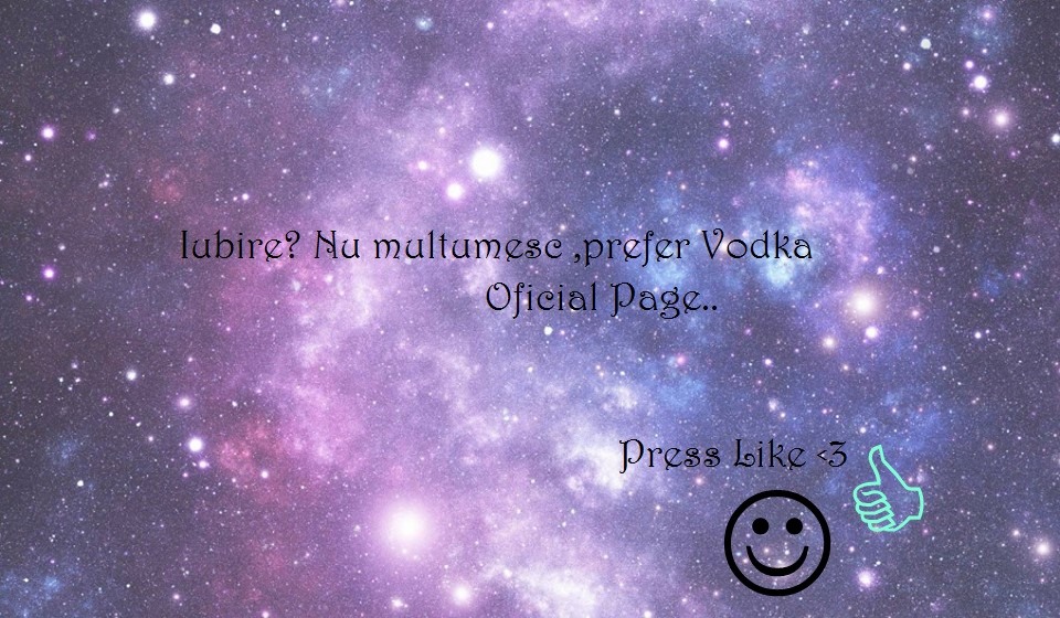 Iubire? Nu multumesc prefer Vodka
