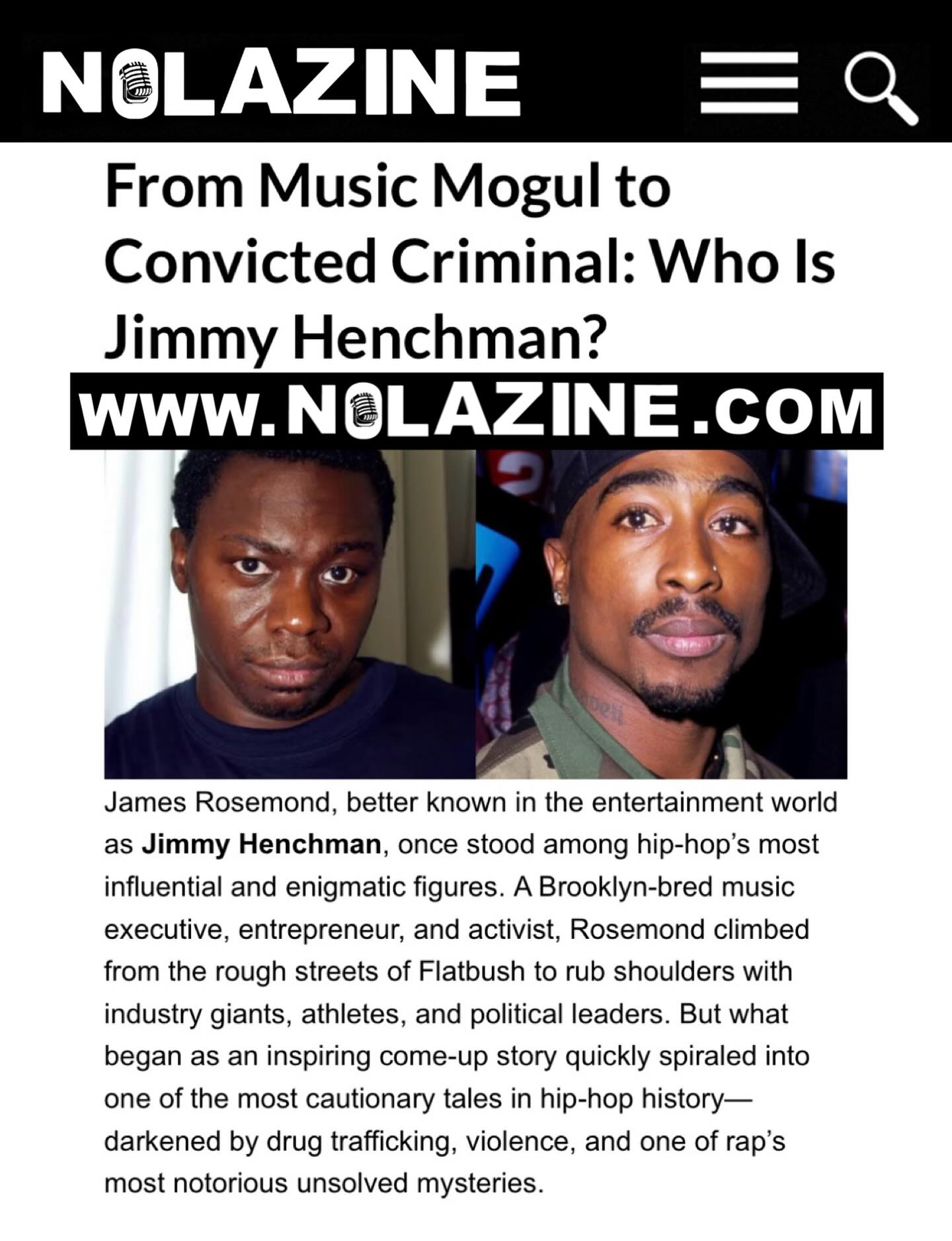 James Rosemond, better known in the entertainment world as Jimmy 