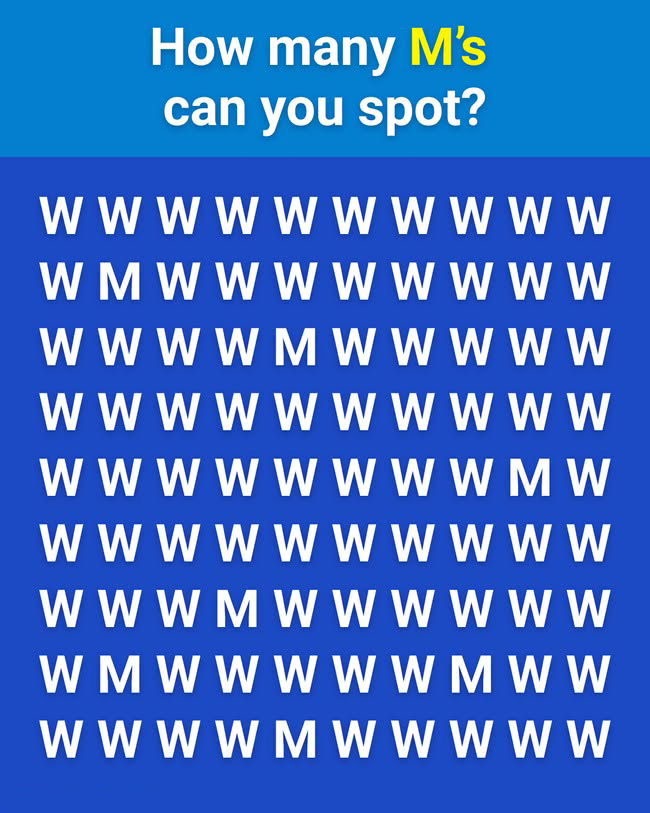 Can you spot all of them? Check the first comment for the correct