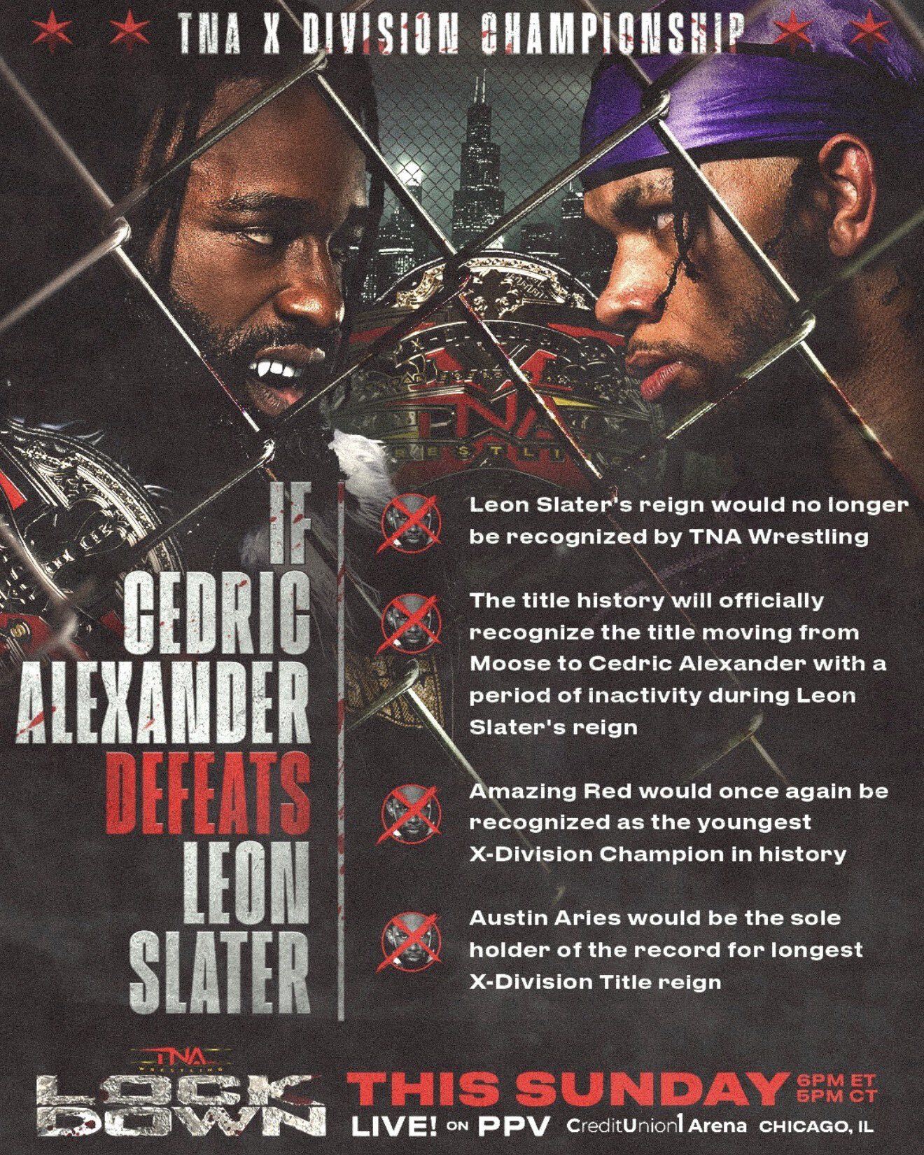 The System helps Cedric Alexander RETAIN the X-Division Title