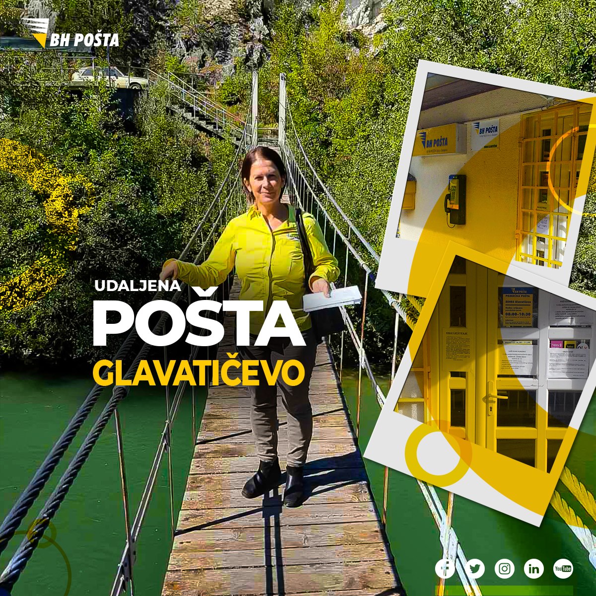 JP BH POŠTA - Pošta 88 406 Glavatičevo jedna je od naših... | Facebook