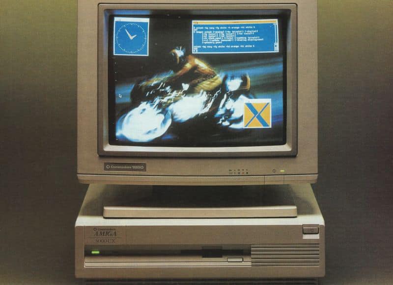 Who used A/UX or Amiga Unix in the 1990s?