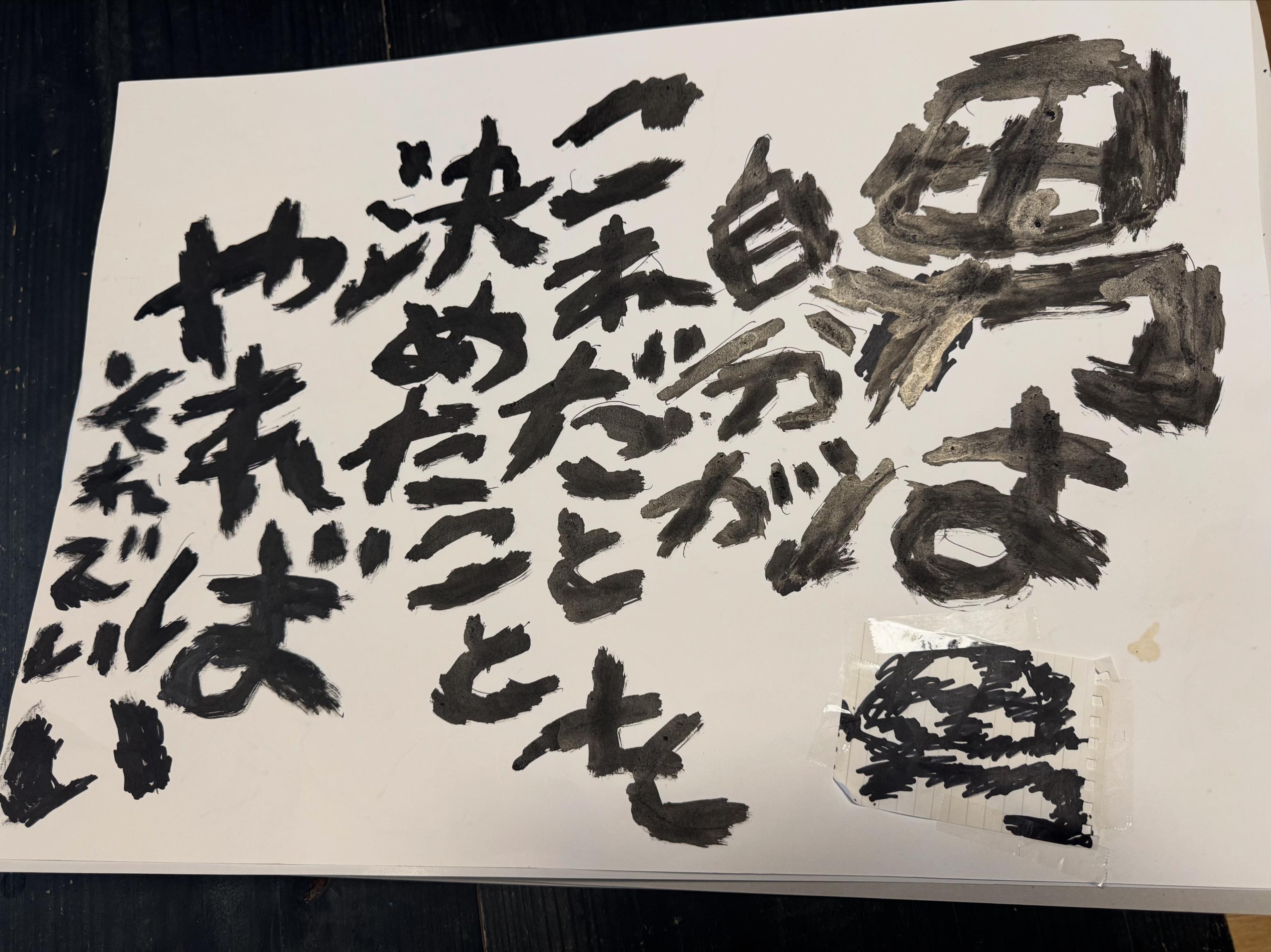 水墨画 星野富弘　小さな実　カレンダー額 水墨画 星野富弘 小さな実 カレンダー額 水墨画 星野富弘 小さな実
