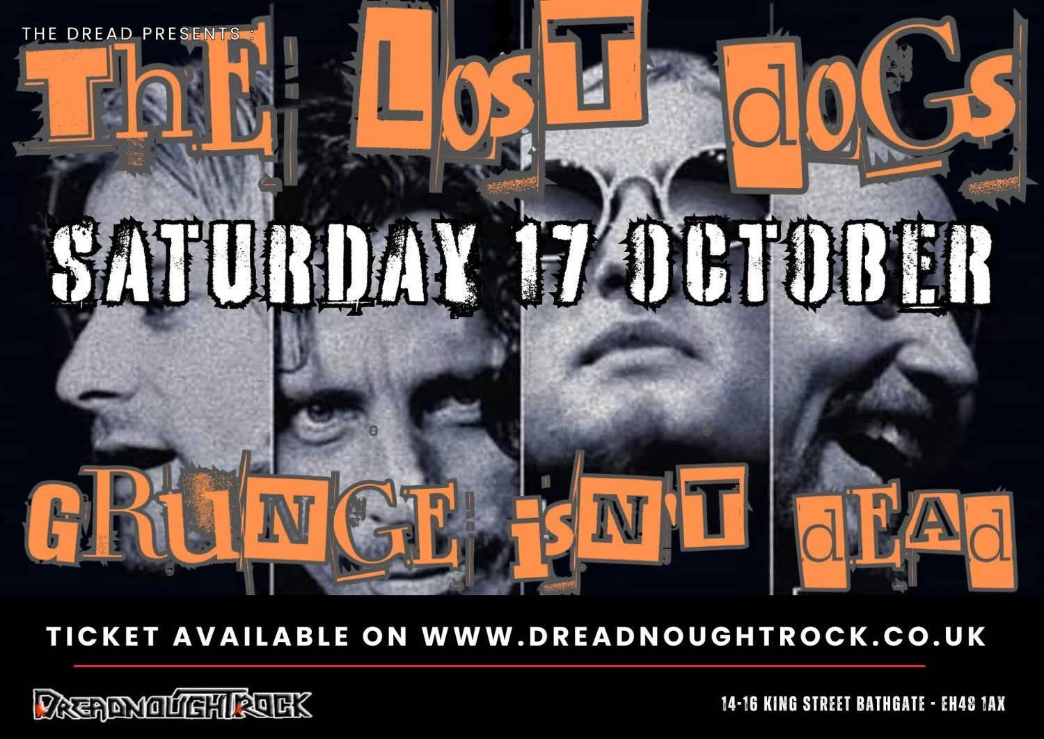 The Lost Dogs - Seattle/Grunge/Rock Tribute | Glasgow
