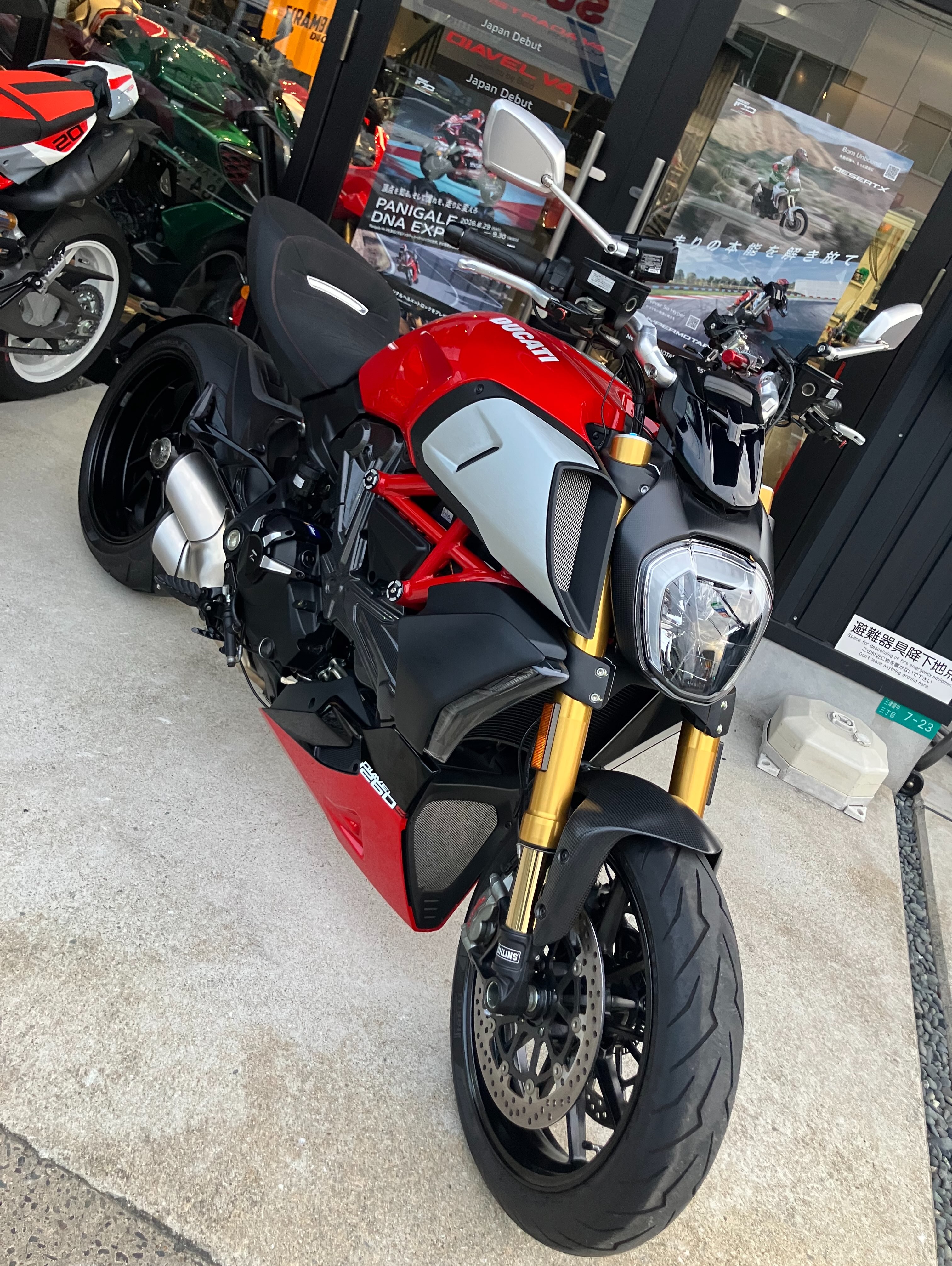 ドゥカティ純正アクセサリー紹介✨】 Panigale V4S 7Gのカスタムをご