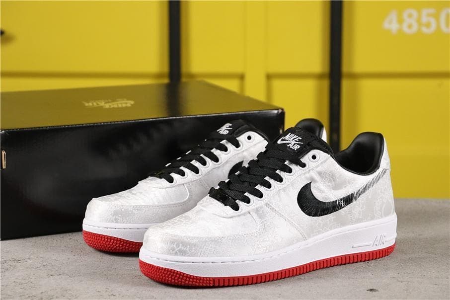 Clot x Nike Air Force 1 AF1 陈冠希联名丝绸雕刻Size：36 36.5 37.5