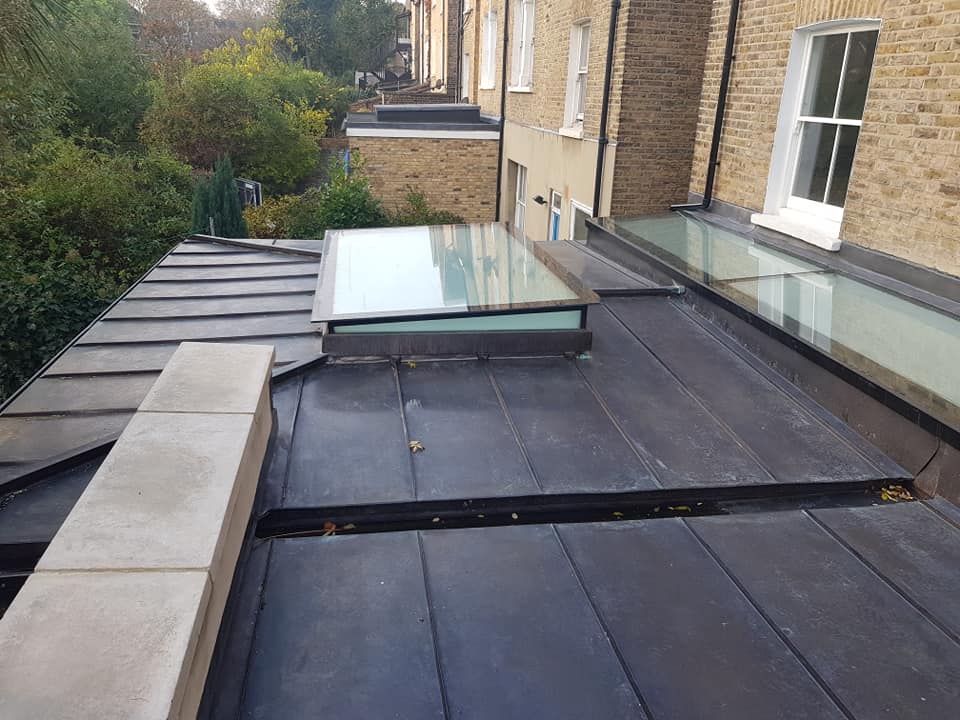 Eco Roofing - Tecu Oxide Copper Rear extension Brockley SE...
