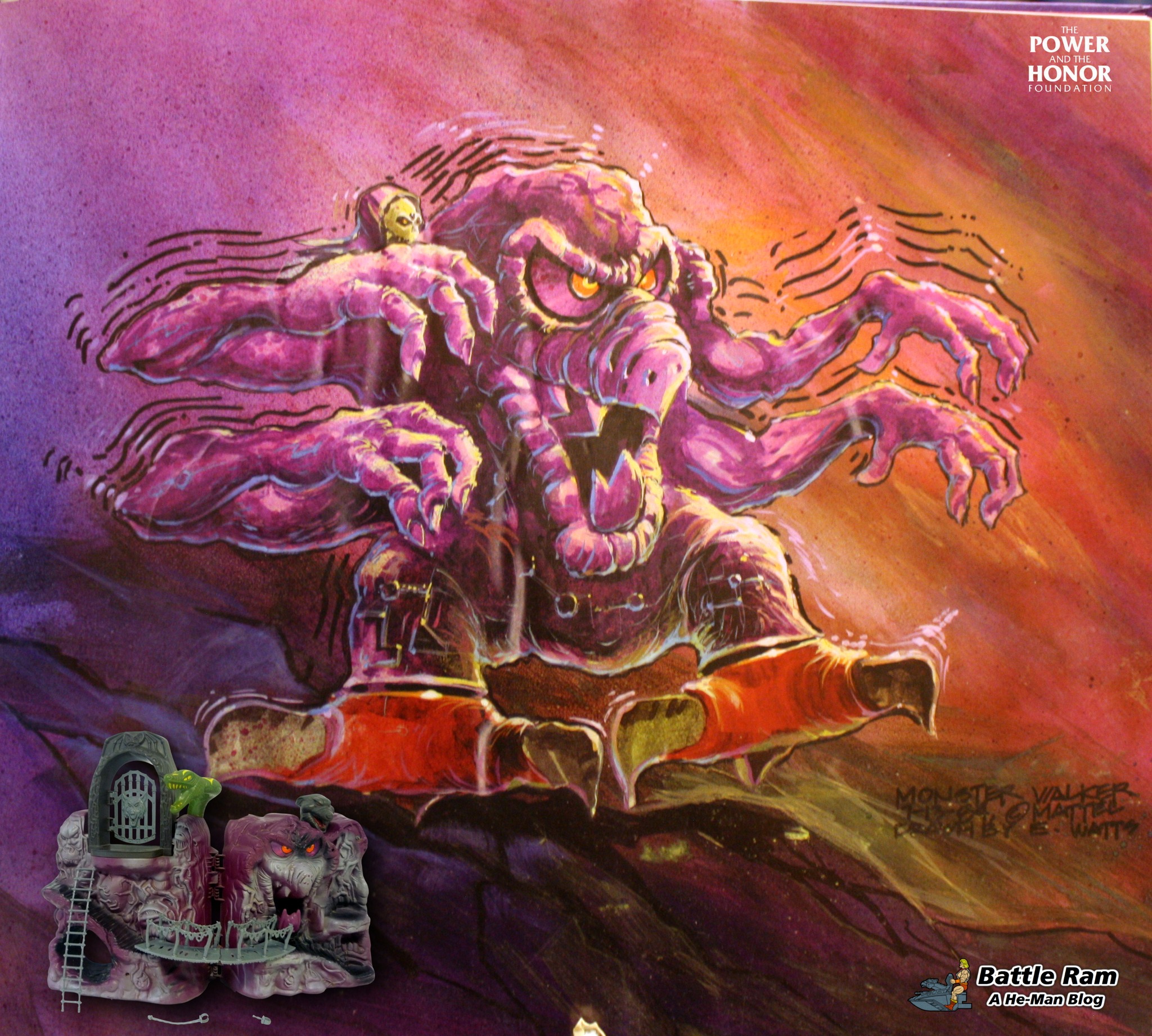 He-Man's monster walker concept by Ed Watts