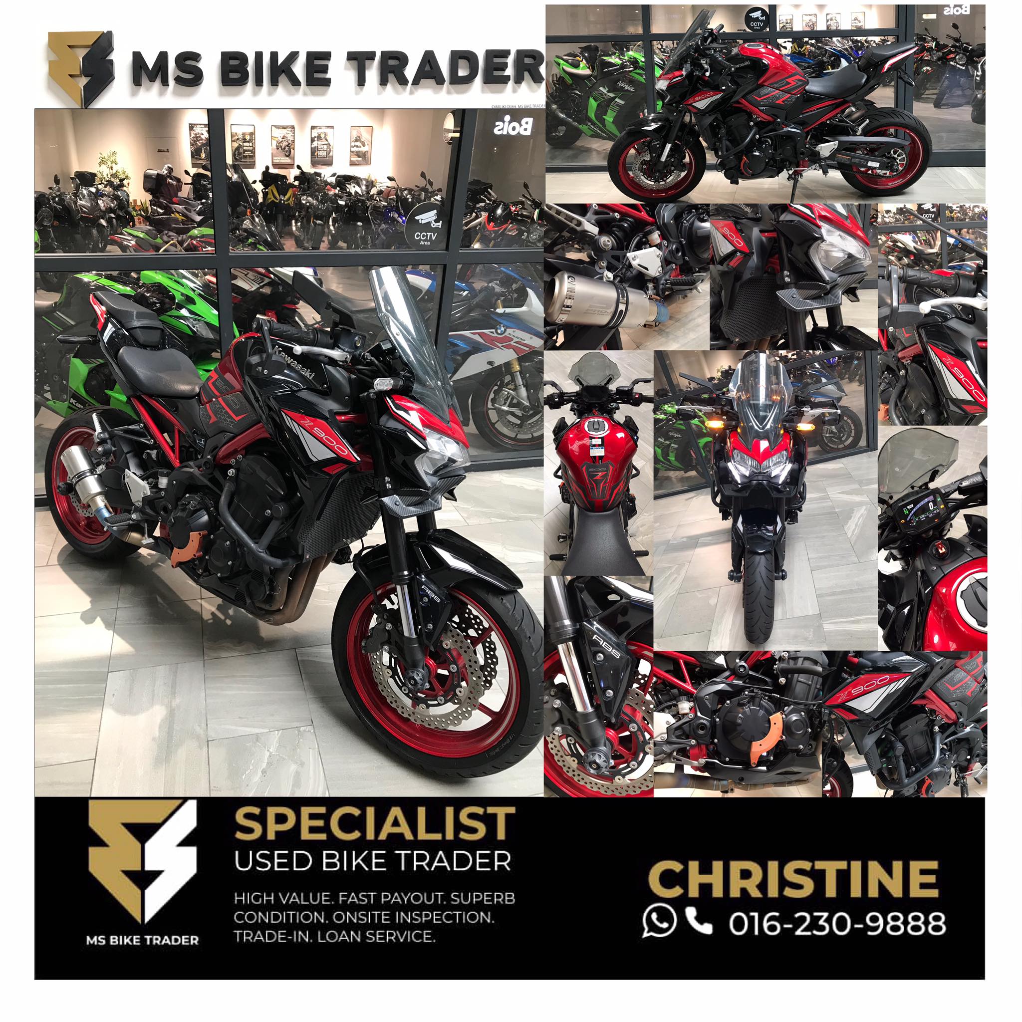 MS BIKE TRADER 📣📣📣Used Bike For Sale 🏍 2024 Kawasaki ZR900F