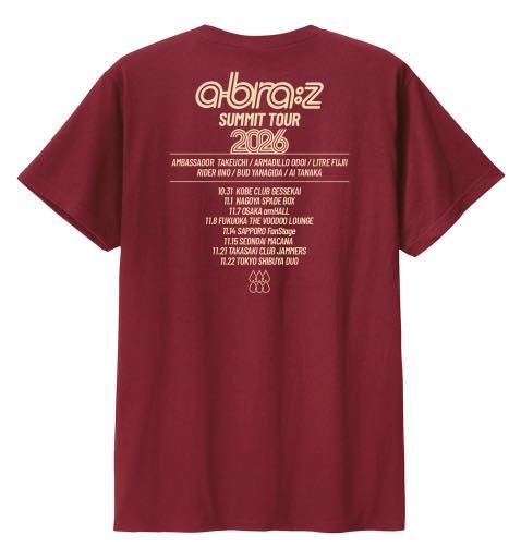 2026サミットツアーTシャツ・JCストアにて受付スタートです】 バサダー