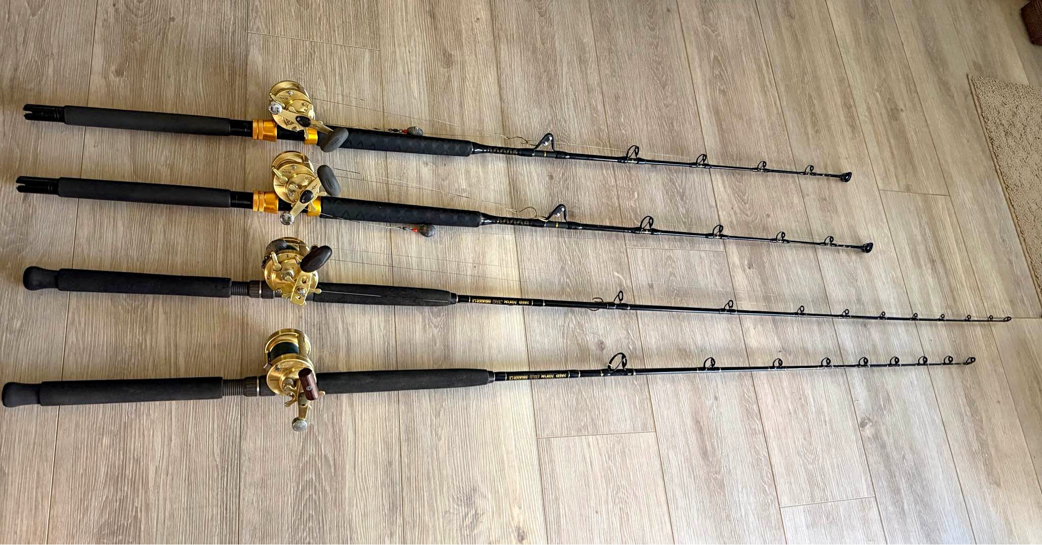 Shimano Calcutta 700 series reels with G.Loomis and Ocean Master rods ...