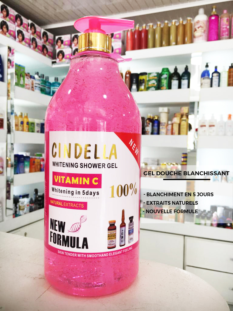 Gel Douche Cindella Ultra Blanchissant à La Vitamine C - Soigne Les Imperfections, Vegan