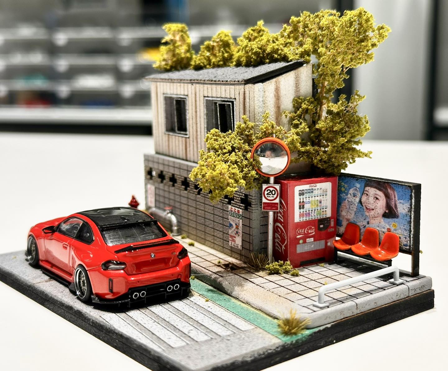 New in stock 1/64th Handmade Street Of Japan Diorama. Realistic